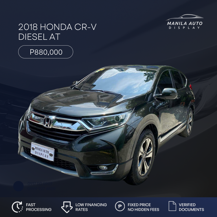 2018 HONDA CR-V (CRV) DIESEL 1.6 AUTOMATIC TRANSMISSION (45T KMS)