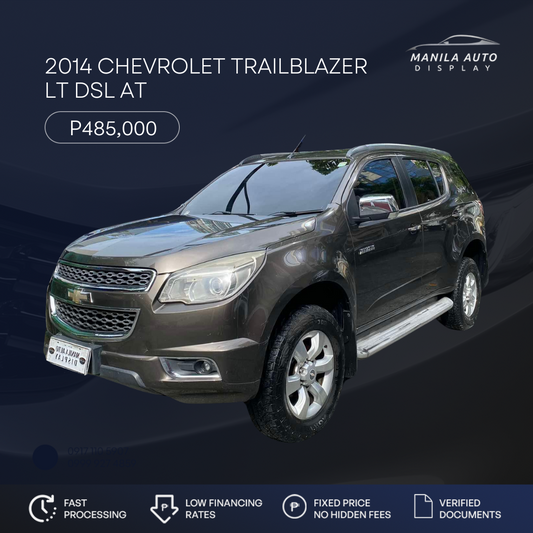 2014 CHEVROLET TRAILBLAZER 2.8 LT 4X2 DSL AUTOMATIC TRANSMISSION