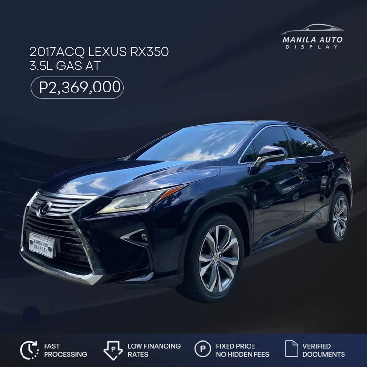 2017 LEXUS RX350 3.5L GAS AUTOMATIC TRANSMISSION (ACQUIRED)
