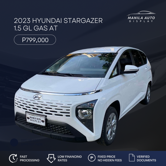 2023 HYUNDAI STARGAZER 1.5L GAS AUTOMATIC TRANSMISSION