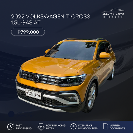 2022 VOLKSWAGEN T-CROSS TCROSS 1.5L GAS AUTOMATIC TRANSMISSION