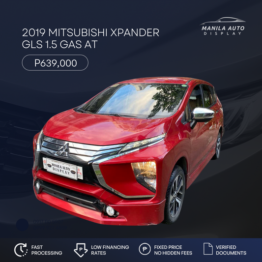 2019 MITSUBISHI XPANDER 1.5 GLS GAS AUTOMATIC TRANSMISSION