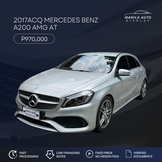 2017 ACQUIRED MERCEDES BENZ A200 AMG GAS AUTOMATIC TRANSMISSION