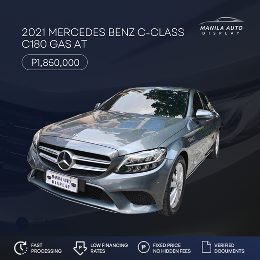 2021 MERCEDES BENZ C-CLASS C180 GAS AUTOMATIC TRANSMISSION