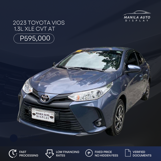 2023 TOYOTA VIOS 1.3L XLE CVT GAS AUTOMATIC TRANSMISSION