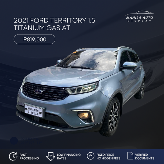 2021 FORD TERRITORY TITANIUM 1.5 GAS AUTOMATIC TRANSMISSION