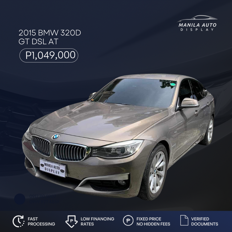 2015 BMW 320D GT DSL AUTOMATIC TRANSMISSION